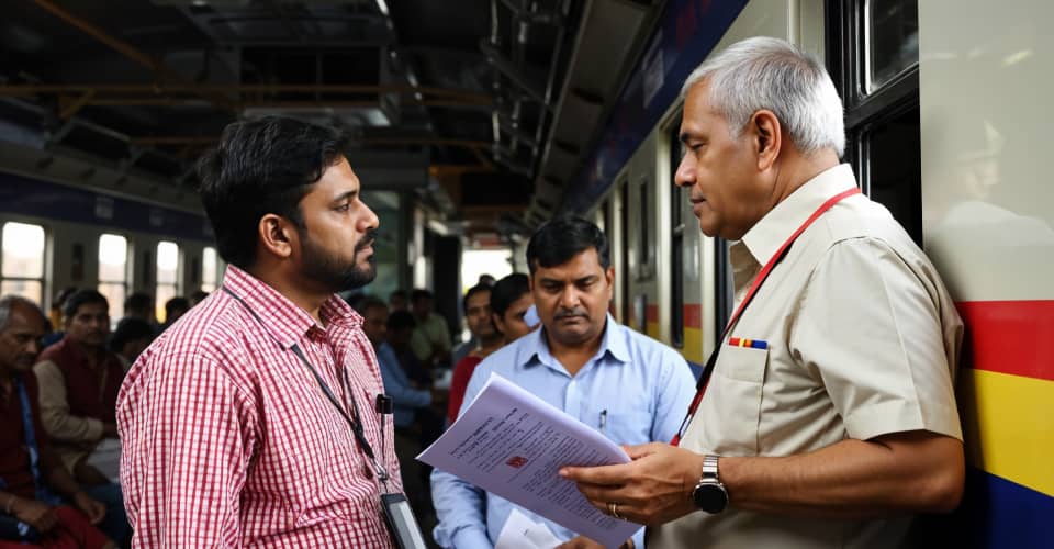 food delivery in train
